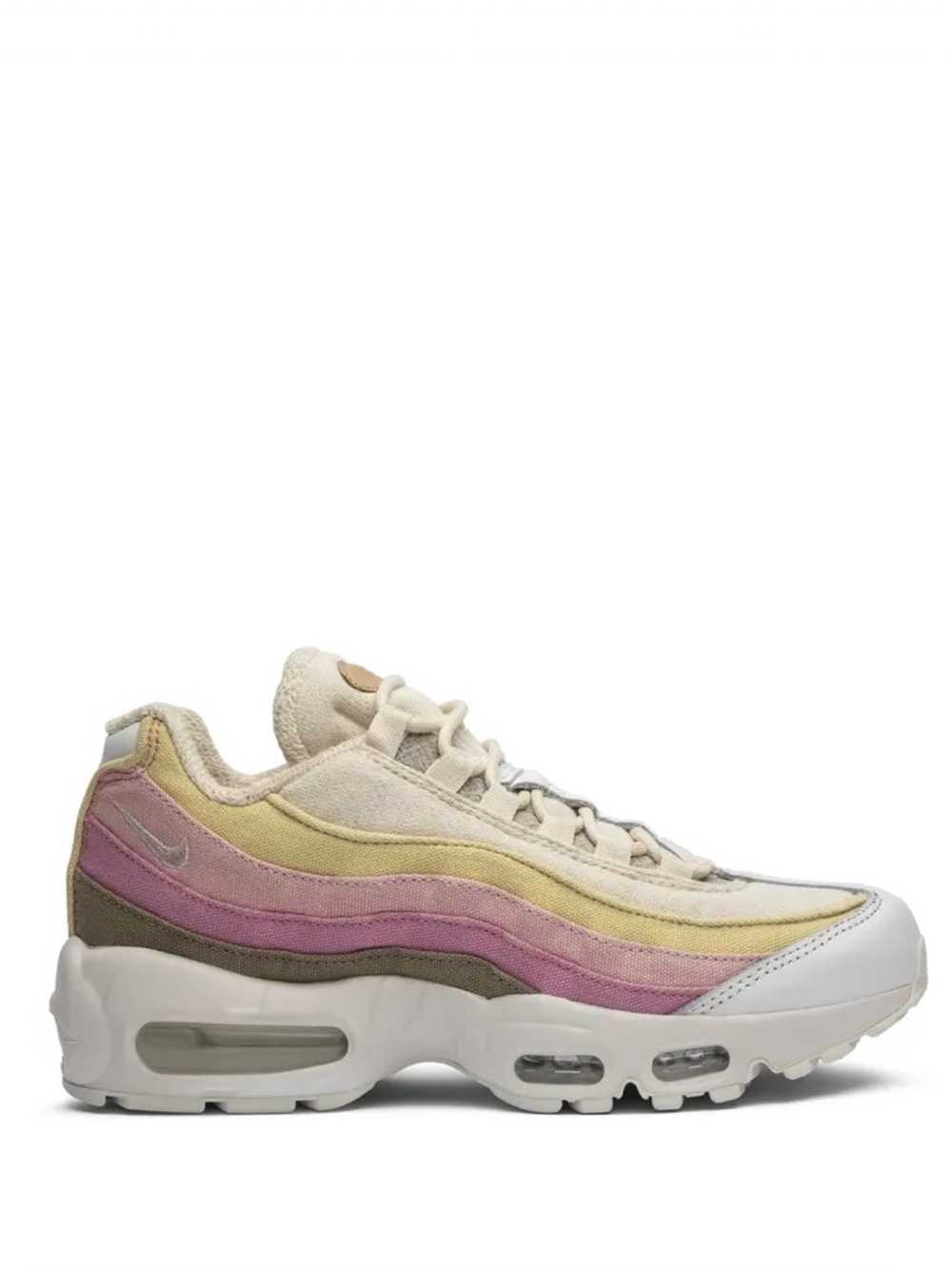 Nike Air Max 95 Plant Color Collection in Beige/Tan/Pink.